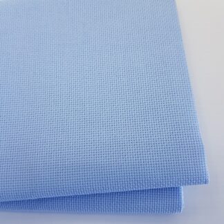 16ct Aida - Light Blue 40 x 66cm Remnant
