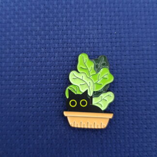 Needle Minder Cat in Pot Plant